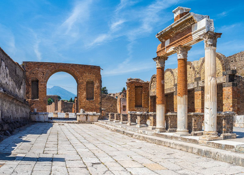 تاریخچه آجر و معماری آجری در دوران رومی‌ها پمپئی
