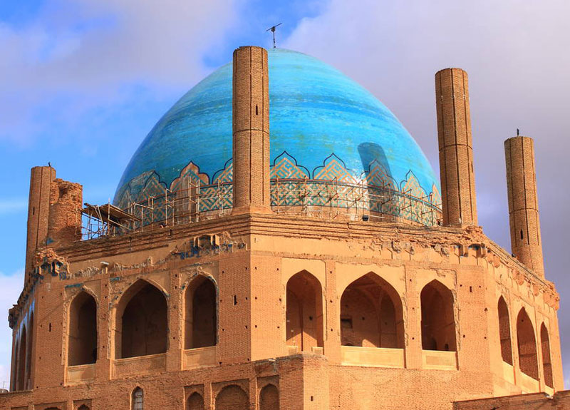 گنبد سلطانیه شاهکار معماری آجری در ایران
