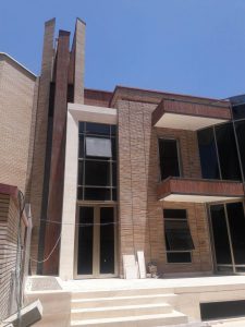 پروژه اجرای نما آجری ساختمان - اصفهان