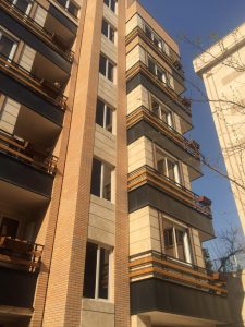 پروژه اجرای نمای آجری ساختمان - شریعتی تهران