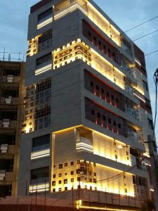 پروژه اجرای آجرنما ساختمان مسکونی شهرک قدس - قم