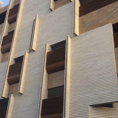 پروژه اجرا آجرنمانسوز ساختمان مسکونی - اصفهان