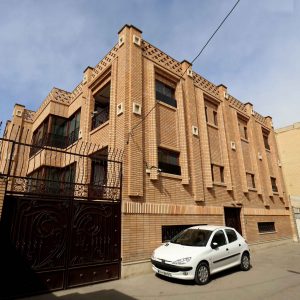 پروژه اجرای نما آجر رستیک ساختمان مسکونی - اصفهان
