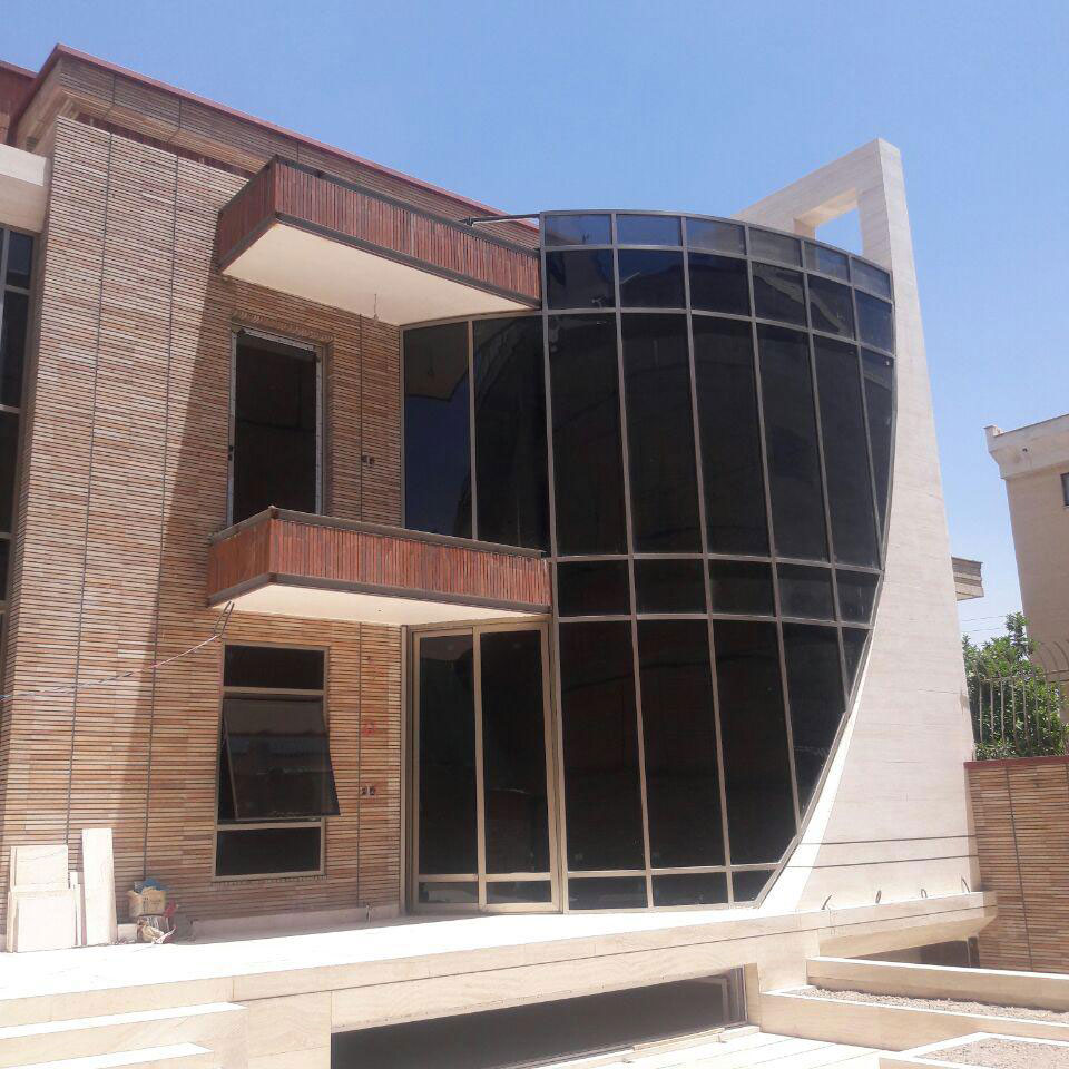 پروژه اجرای نما آجری ساختمان - اصفهان