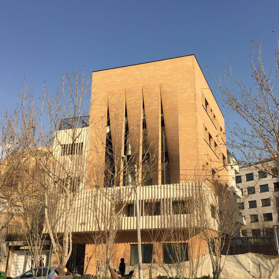 پروژه نمای آجری مجتمع اداری - اصفهان