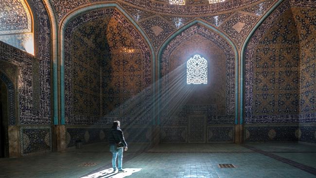 نمایی از مسجد جامع اصفهان شاهکاری در معماری ایرانی