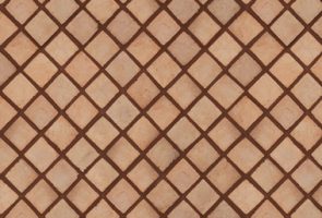تکسچر آجر نسوز نما رستیک شاموتی رندوم AR42 با ابعاد 2.5 * 10 *10 سانتی‌متر