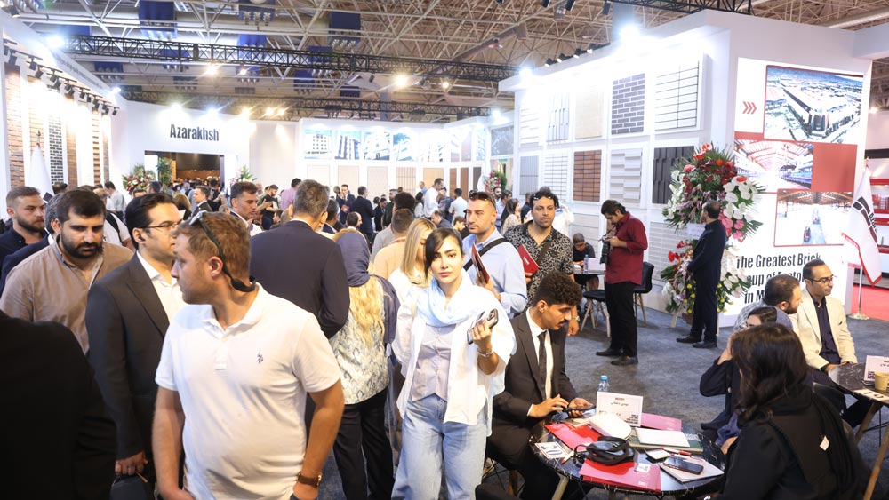 آجر نسوز نما آذرخش در بیست و پنجمین نمایشگاه صنعت ساختمان 1404