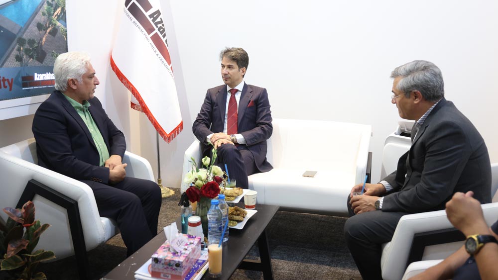 آجر نسوز نما آذرخش در بیست و پنجمین نمایشگاه صنعت ساختمان 1404