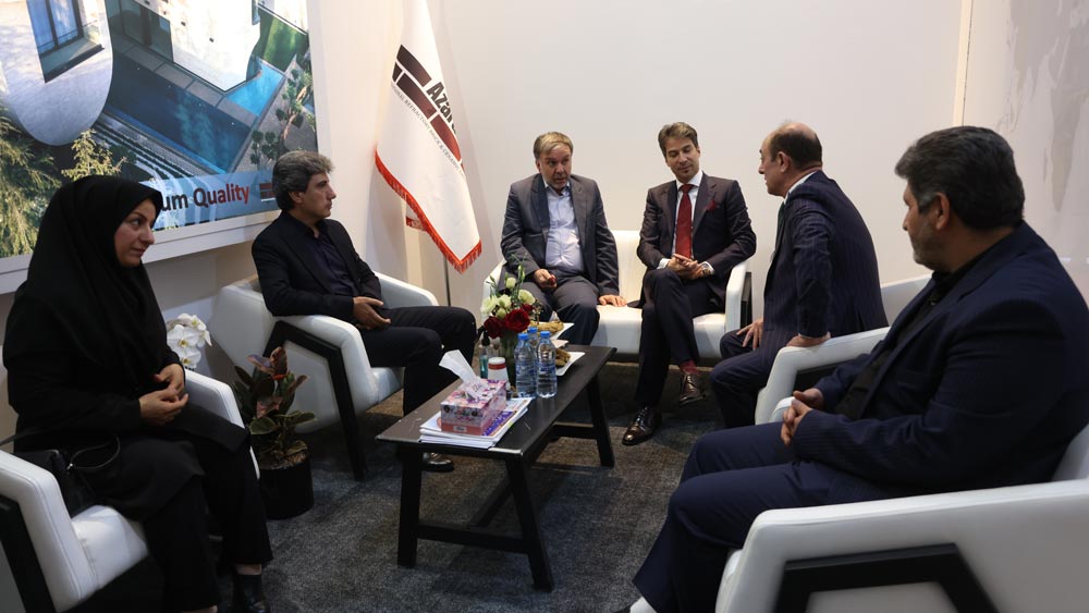 آجر نسوز نما آذرخش در بیست و پنجمین نمایشگاه صنعت ساختمان 1404