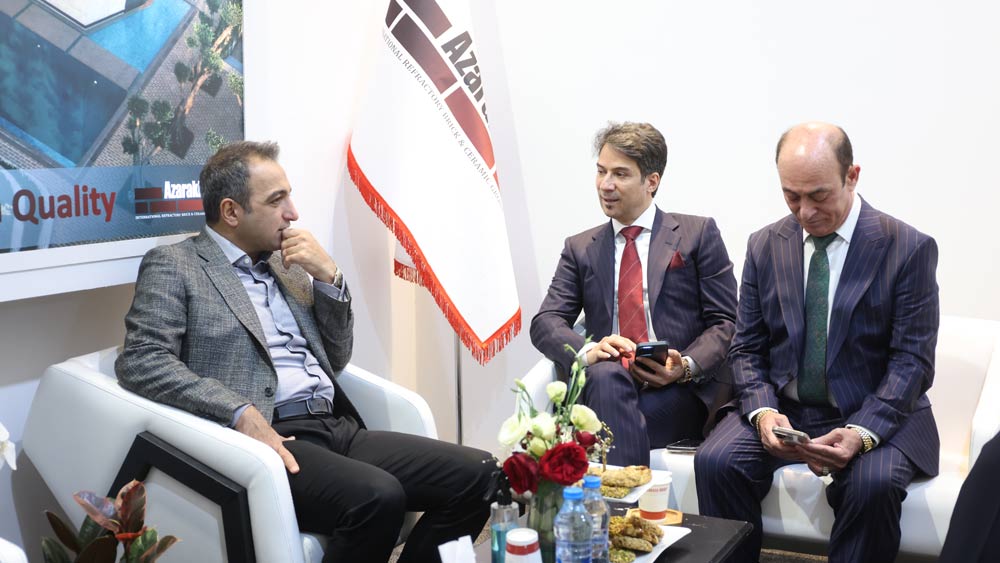 آجر نسوز نما آذرخش در بیست و پنجمین نمایشگاه صنعت ساختمان 1404