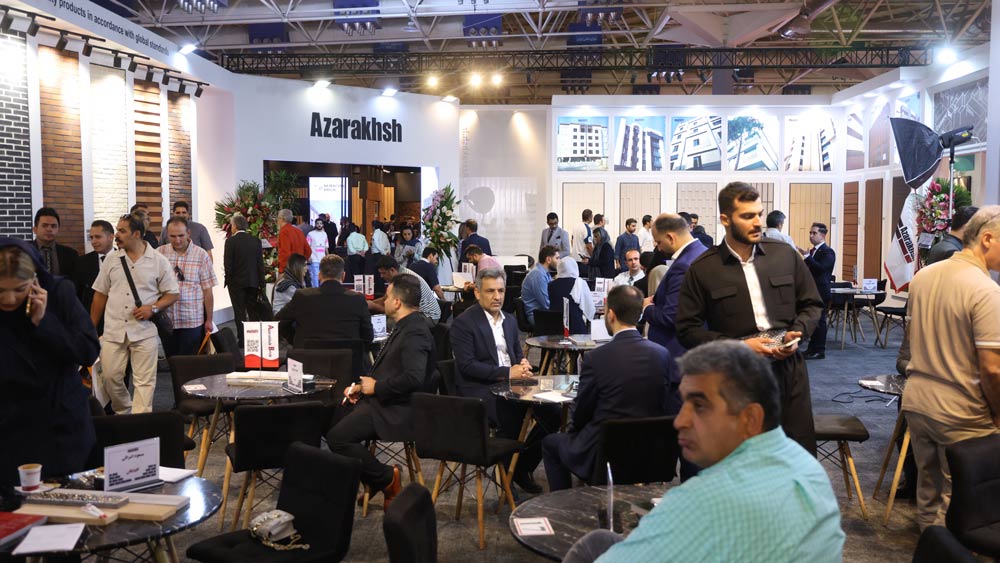 آجر نسوز نما آذرخش در بیست و پنجمین نمایشگاه صنعت ساختمان 1404