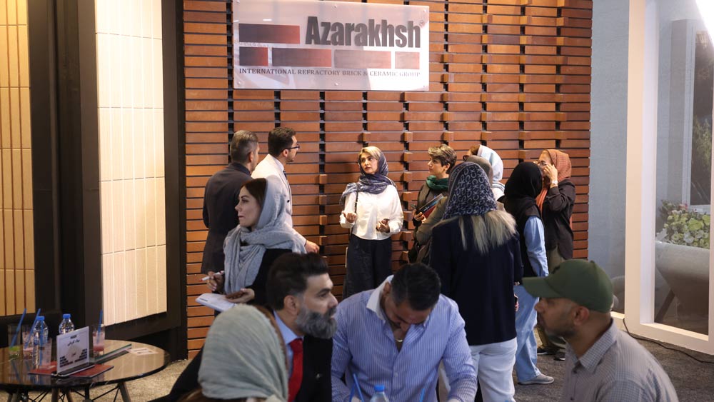 آجر نسوز نما آذرخش در بیست و پنجمین نمایشگاه صنعت ساختمان 1404