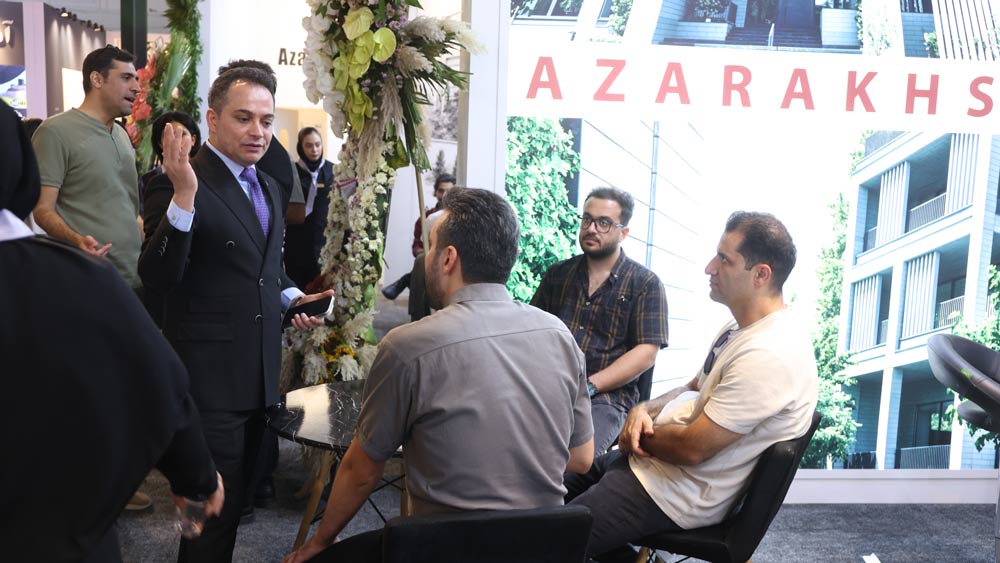 آجر نسوز نما آذرخش در بیست و پنجمین نمایشگاه صنعت ساختمان 1404