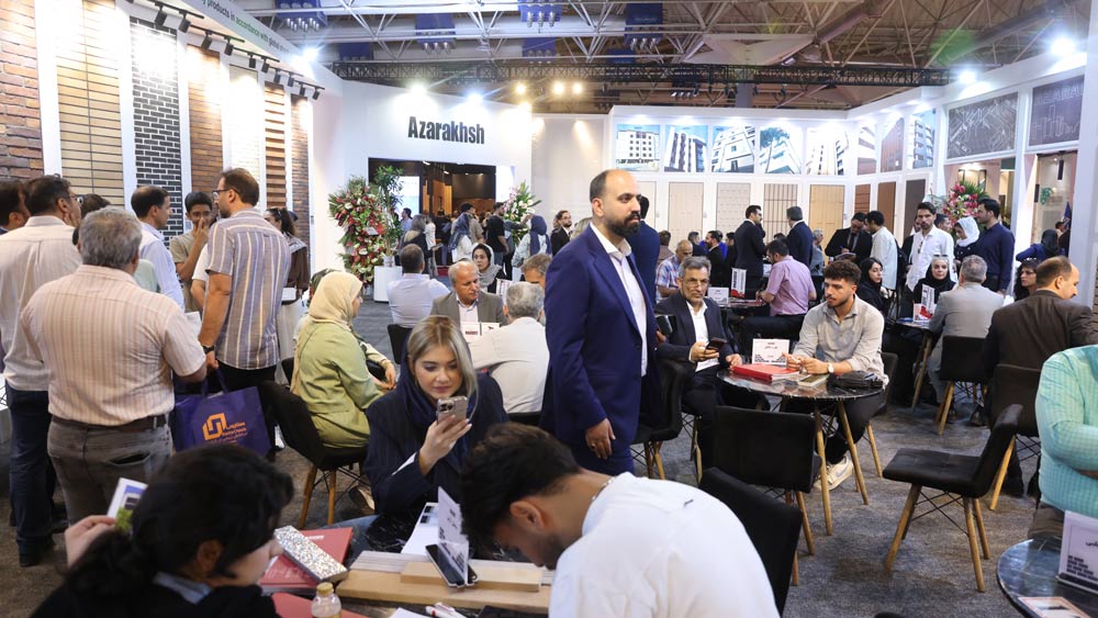 آجر نسوز نما آذرخش در بیست و پنجمین نمایشگاه صنعت ساختمان 1404