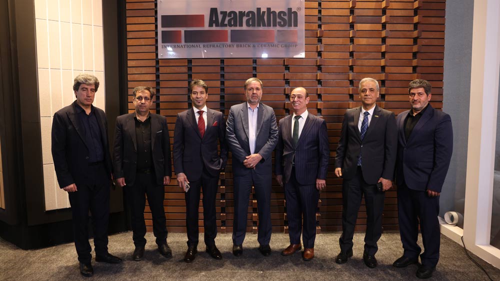 آجر نسوز نما آذرخش در بیست و پنجمین نمایشگاه صنعت ساختمان 1404