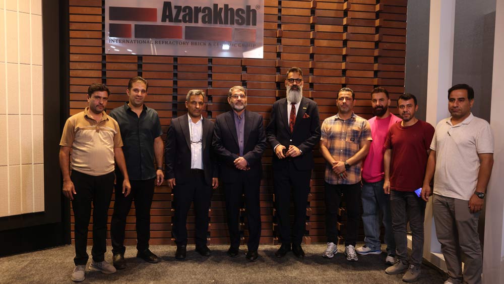 آجر نسوز نما آذرخش در بیست و پنجمین نمایشگاه صنعت ساختمان 1404