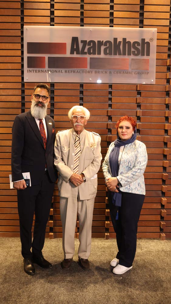 آجر نسوز نما آذرخش در بیست و پنجمین نمایشگاه صنعت ساختمان 1404