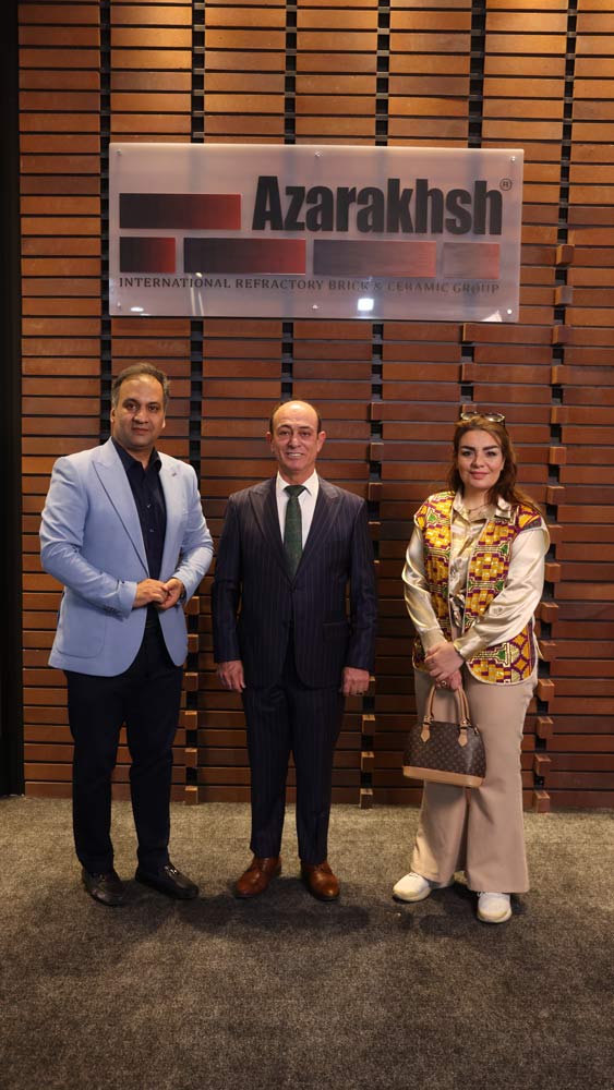 آجر نسوز نما آذرخش در بیست و پنجمین نمایشگاه صنعت ساختمان 1404