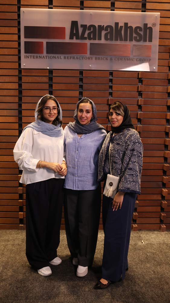آجر نسوز نما آذرخش در بیست و پنجمین نمایشگاه صنعت ساختمان 1404