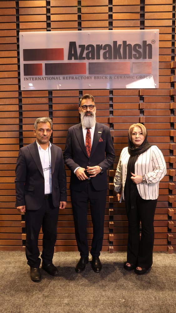 آجر نسوز نما آذرخش در بیست و پنجمین نمایشگاه صنعت ساختمان 1404