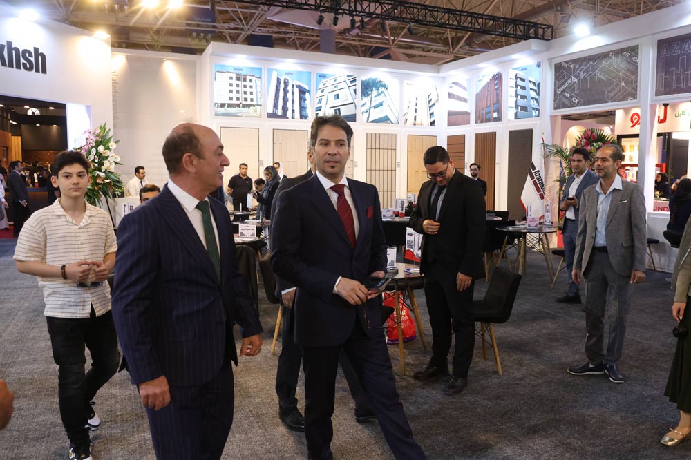 آجر نسوز نما آذرخش در بیست و پنجمین نمایشگاه صنعت ساختمان 1404