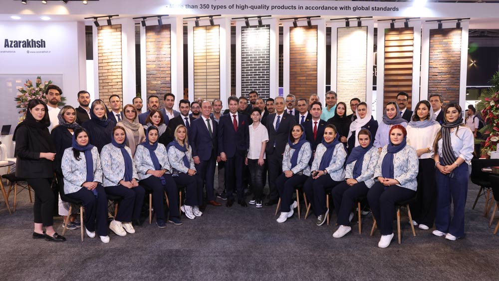 آجر نسوز نما آذرخش در بیست و پنجمین نمایشگاه صنعت ساختمان 1404