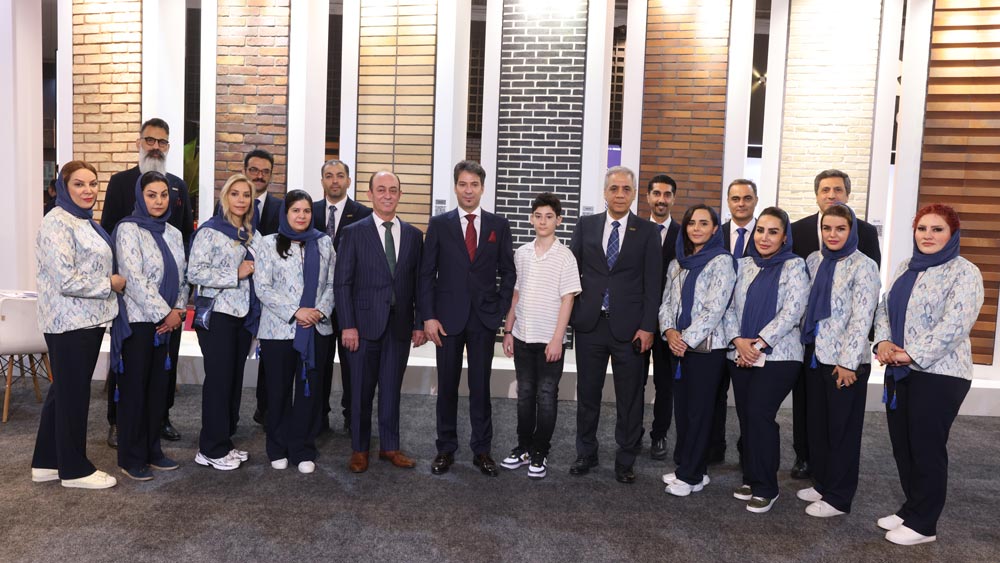 آجر نسوز نما آذرخش در بیست و پنجمین نمایشگاه صنعت ساختمان 1404