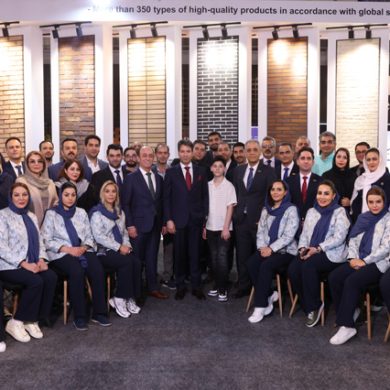 آجر نسوز نما آذرخش در بیست و پنجمین نمایشگاه صنعت ساختمان 1404