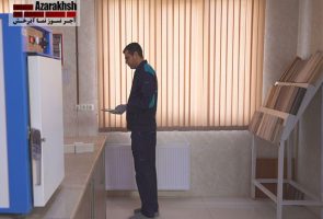 واحد کنترل کیفیت آجر نما در کارخانه