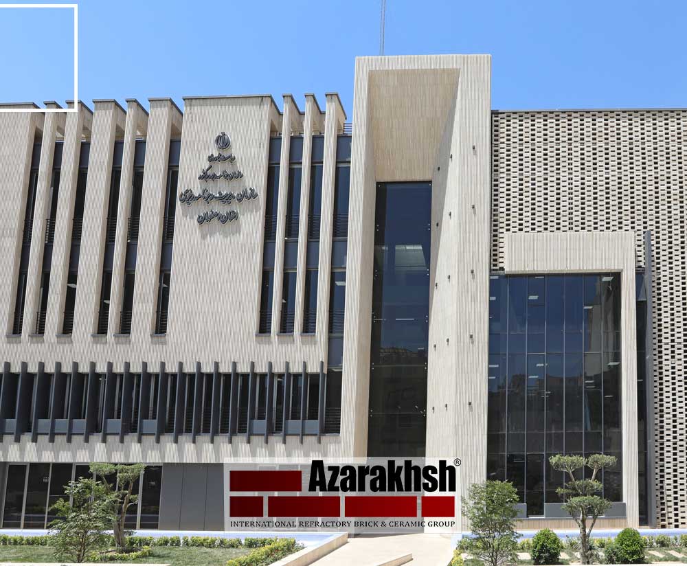 آجر نسوز نما رستیک آذرخش