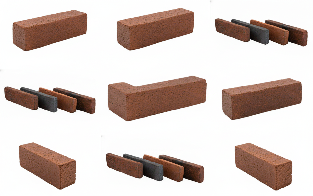 آجر نسوز نما قرمز رستیک